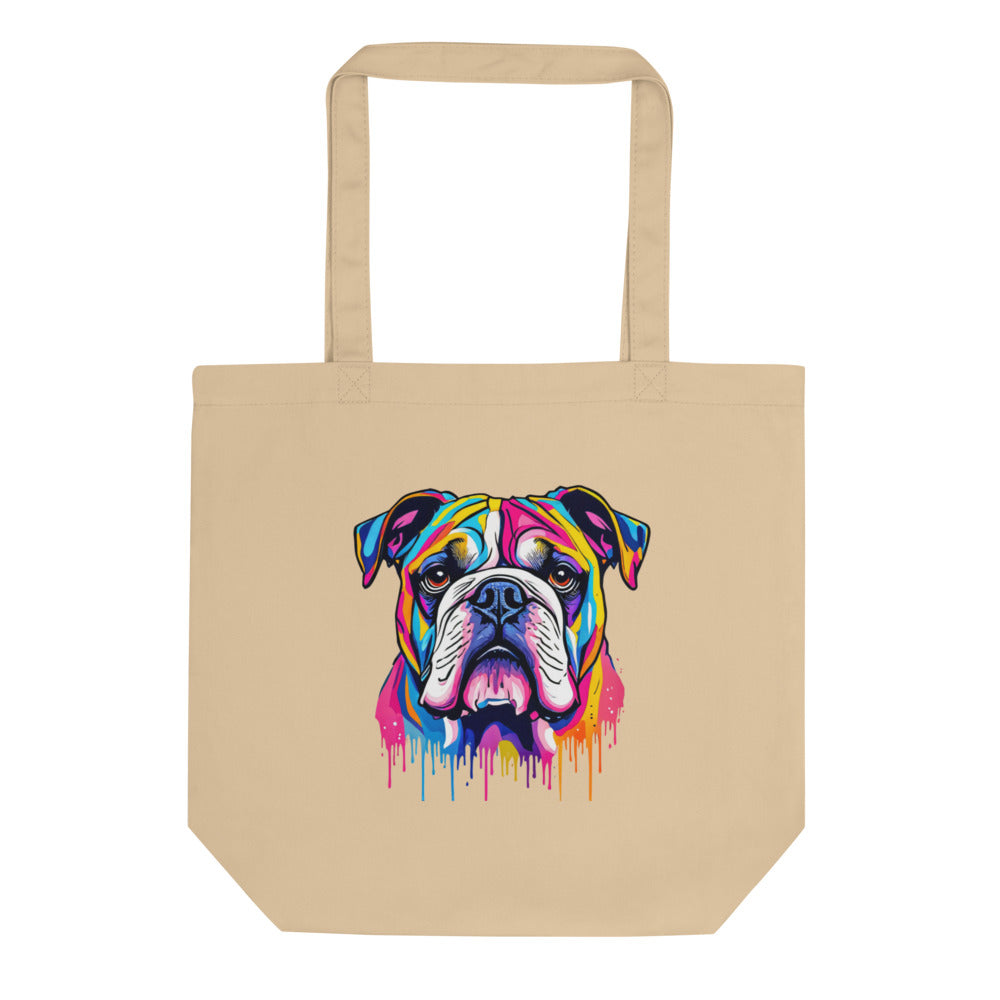 Colorful Bulldog Art Design