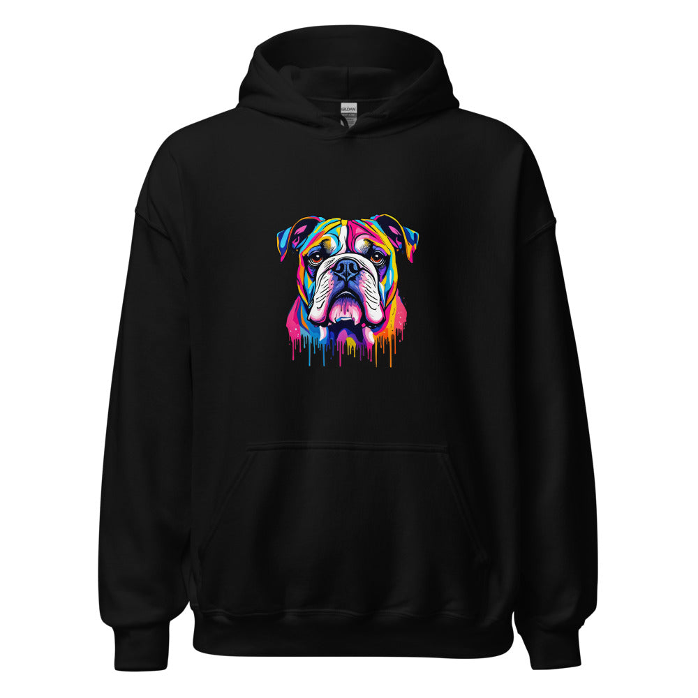 Colorful Bulldog Art Design