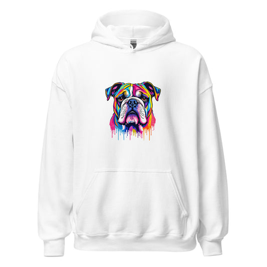 Colorful Bulldog Art Design