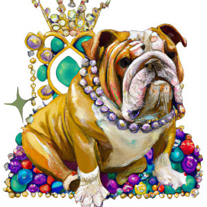 Bulldog Royalty: Crowned in Decadence